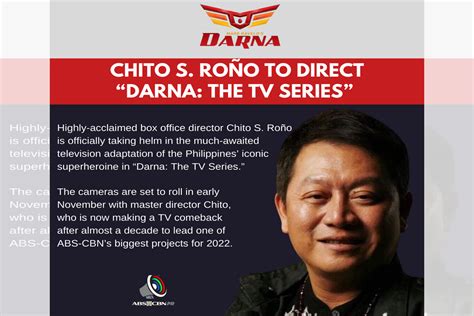 master chito live today|Chito S. Roño to direct 'Darna: The TV series' .